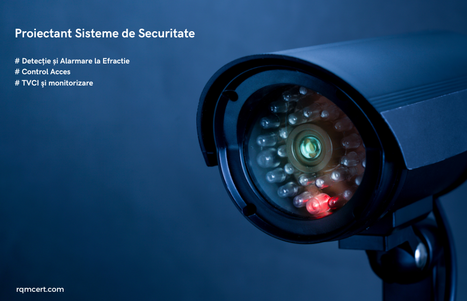 rag Il instinct Proiectant Sisteme de Securitate - Detectie si Alarmare la Efracție,  Control Acces, TVCI COR 215119 in Romania | RQM Cert